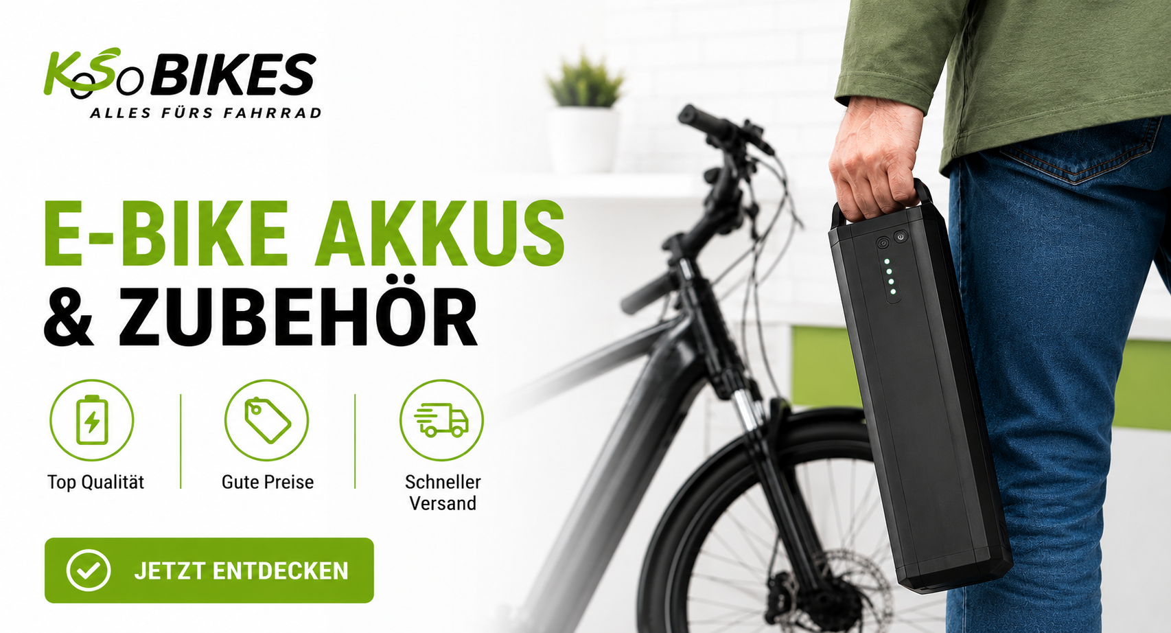 E-Bike Akkus und Zubehör